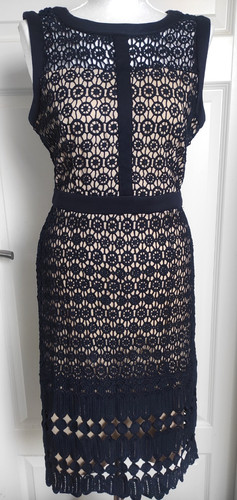 Robe cocktail dentelle - robe,