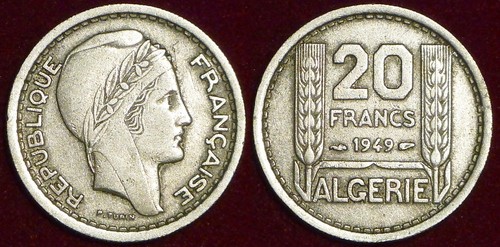 Algérie francs 1949 - 20,