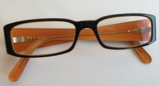 PRADA lunettes de vue  VPR 10F beg noire et orange