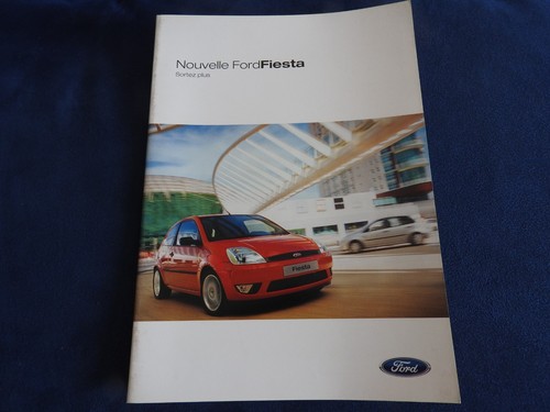 Catalogue ford fiesta 2003 - ford,