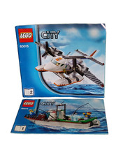 LEGO City 60015 – Notices Officielles  – Bateau de pêche & Avion des garde-côtes