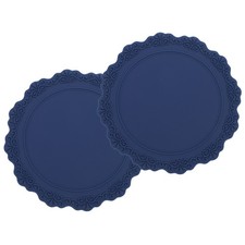  2pcs Embossé Place Tapis De Cuisine Place Mat Pads Table Décors de table