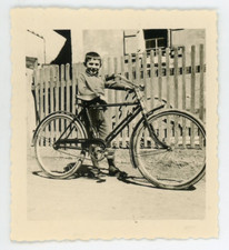A vélo, vers 1925 Vintage
