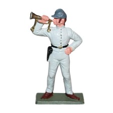 Figurine plastique Starlux soldat sudiste clairon guerre de Sécession