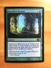 Mtg Carte Magic Mystery Booster Boundless Realms FOIL English NM