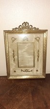 RARE CADRE PHOTO EN BRONZE DORÉ 19ème Style Louis XVI