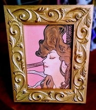 Tableau baroque en bois doré