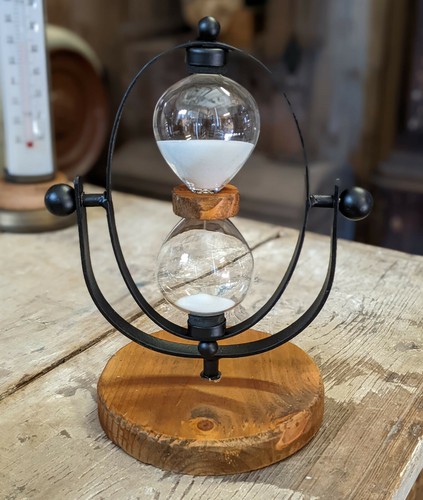 Sablier horloge oeuf ancien - sablier,