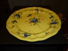 Assiette faïence ancienne de Martres Tolosane
