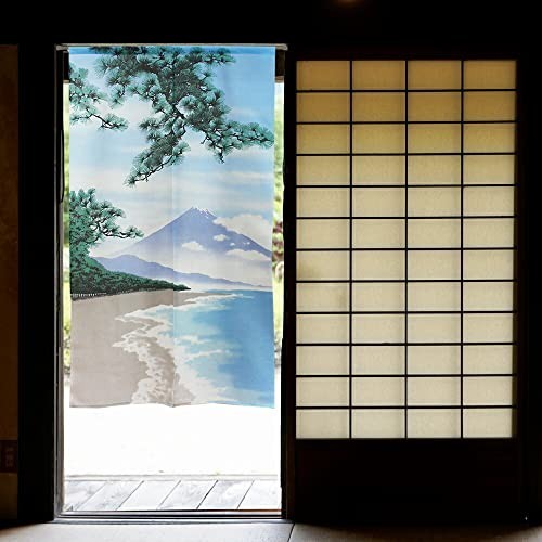 Rideau tapisserie japonais