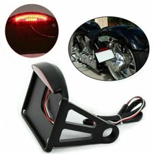 Feux Arrière Support De Plaque Latéral Moto Noir Pour Harley Softail Chopper MS