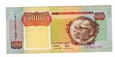 ANGOLA Billet 1000 KWANZAS 1991 P129 VF BON ETAT