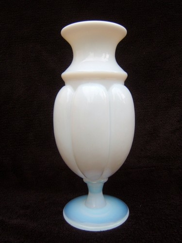 Ancien vase balustre godronné - balustre,