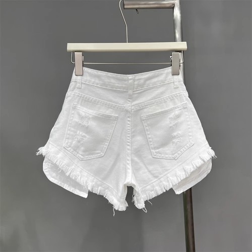 Shorts mini jean - en, déchiré