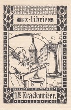Exlibris Livre Plaque Klischee
