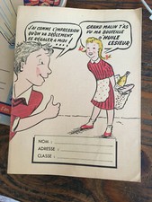 Protège cahier Original PUBLICITÉ Huile Lesieur Table de multiplication 