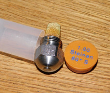 BUSE GICLEUR de BRULEUR CHAUDIERE fuel QUALITE usa STEINEN 1.00 60°S fioul 60S