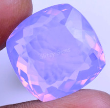 Naturel Purple-Pink Welo Opale 26.80 CT Coussin Certifié non Chauffé Ample Gemme