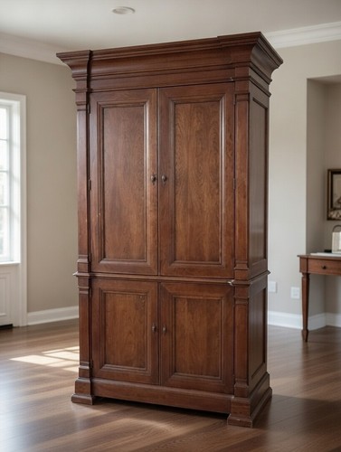 Large heavy sturdy wooden - ,