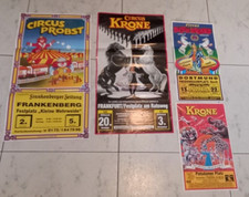LOT DE  4 AFFICHES DE CIRQUE  (ALLEMAGNE)