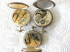 lot de 3 montres gousset