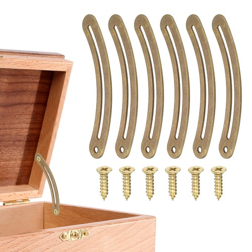 6pcs charnières laiton - 6pcs,