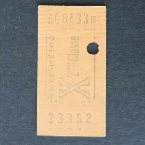 Ancien ticket paris - ancien,