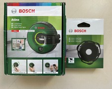 BOSCH ATINO Laser Ligne à Mètre Ruban Intégré - Vert (0603663A00) + gel pads