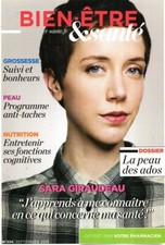 Magazine BIEN ETRE SANTE 09/2016: SARA GIRAUDEAU