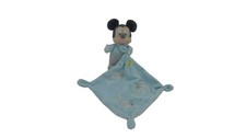 Peluche Mickey Disney gris bleu avec mouchoir