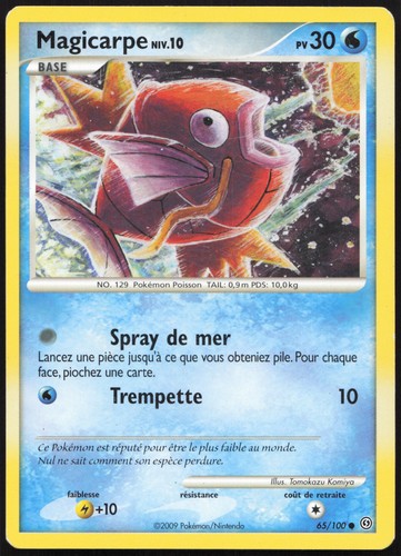 Carte pokémon magicarpe - pokémon,