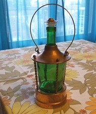 Bouteille musicale forme lanterne Vintage