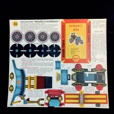 MAQUETTE BOLIDES D'AUTREFOIS 16 - TACOT SHELL BERRE CARTON RENAULT 1898