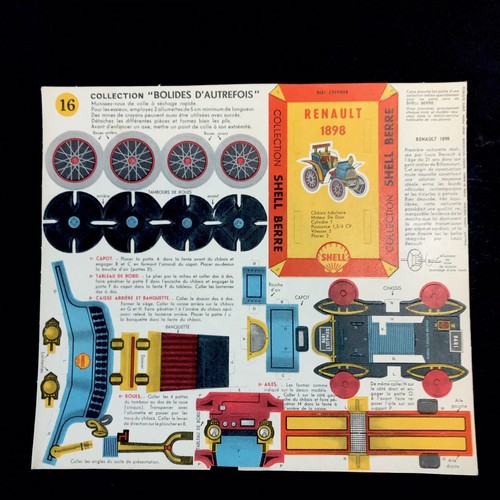 Maquette bolides autrefois - bolides, d'autrefois