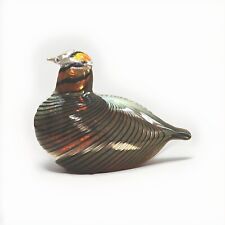 Iittala Birds By Oiva Toikka Atlas Bird Nuutajarvi wide 10x Hight7.5cm