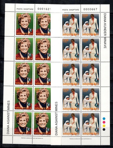 Albanie 1998 2660 2661 - 1998, mi.