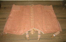 Ancien Corset  Gaine Vintage à Crochets & Lacets GRANDE Taille