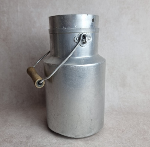 Ancien pot lait aluminium - pot,