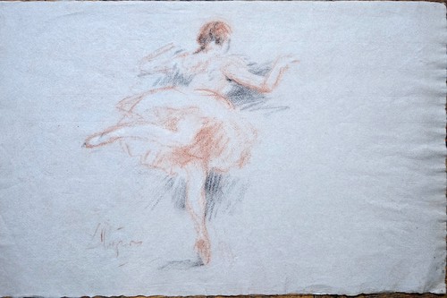 Danseuse barre vers 1900 - à,