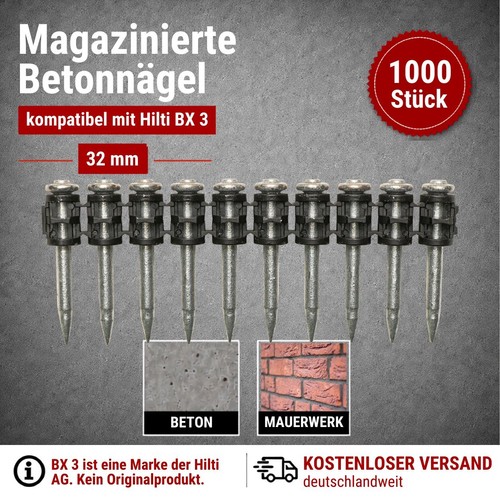 Clous béton magn 1000 - clous, magn.