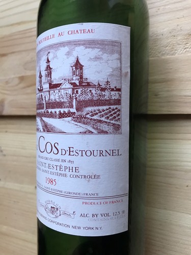 Chateau cos estournel 1985 - cos,