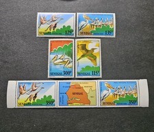 TIMBRE SÉNÉGAL OISEAUX FAUNE