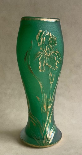 Vase daum vers - 1890, croix