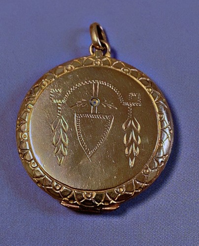 Pendentif ancien porte photo - pendentif,