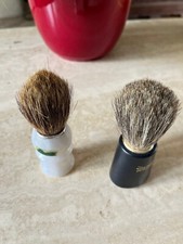 Lot 2 blaireaux anciens rasage