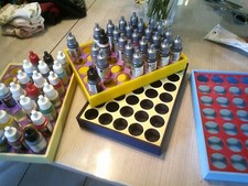 Boite pour ranger 35 pots de peinture Army painter ,vallejo ,AK Interactive
