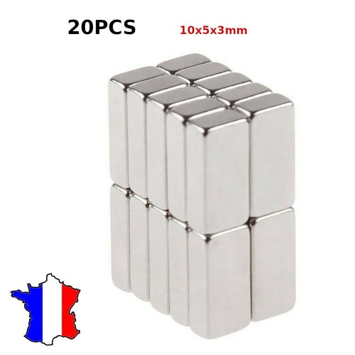 20x mini aimant rectangulaire - 20x,