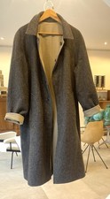 Vintage Old England Reversible Coat - Wool & Cotton 