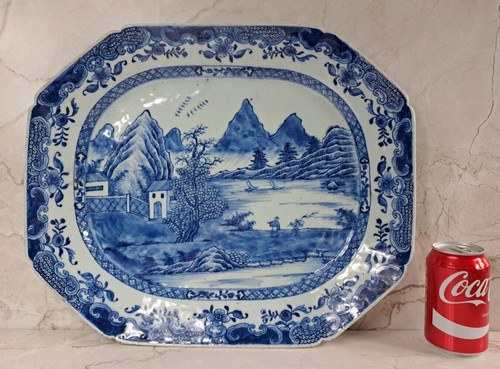 Grand plat octogonal - grand,