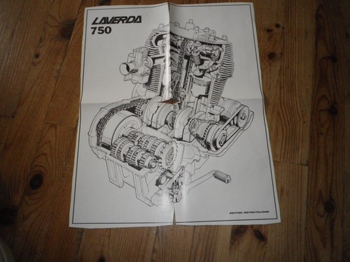 750 laverda poster éclaté - 750, sf